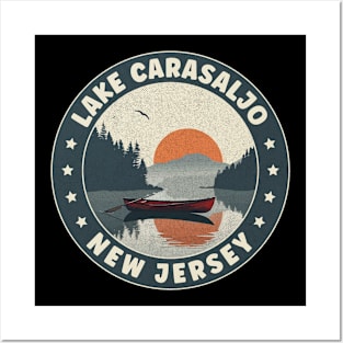 Lake Carasaljo New Jersey Sunset Posters and Art